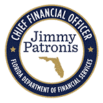 Florida Department of Financial Services Chief Financial Officer Jimmy Patronis seal