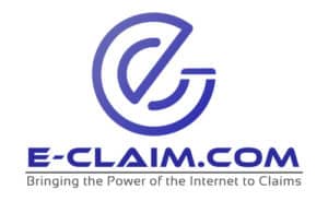 E-Claim.com logo with tagline reading "Bringing the Power of the Internet to Claims"