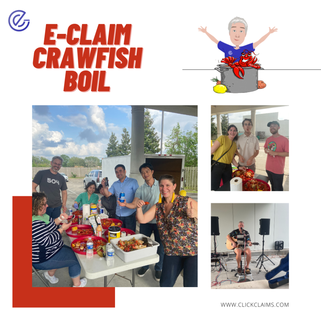 E-Claim Crawfish Boil